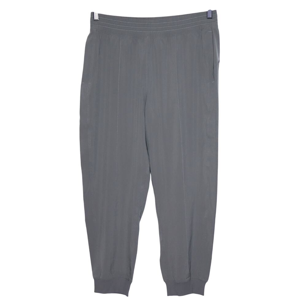 LULULEMON Wanderer Cropped Jogger Grey Sage Training Four Way Stretch Women's 10